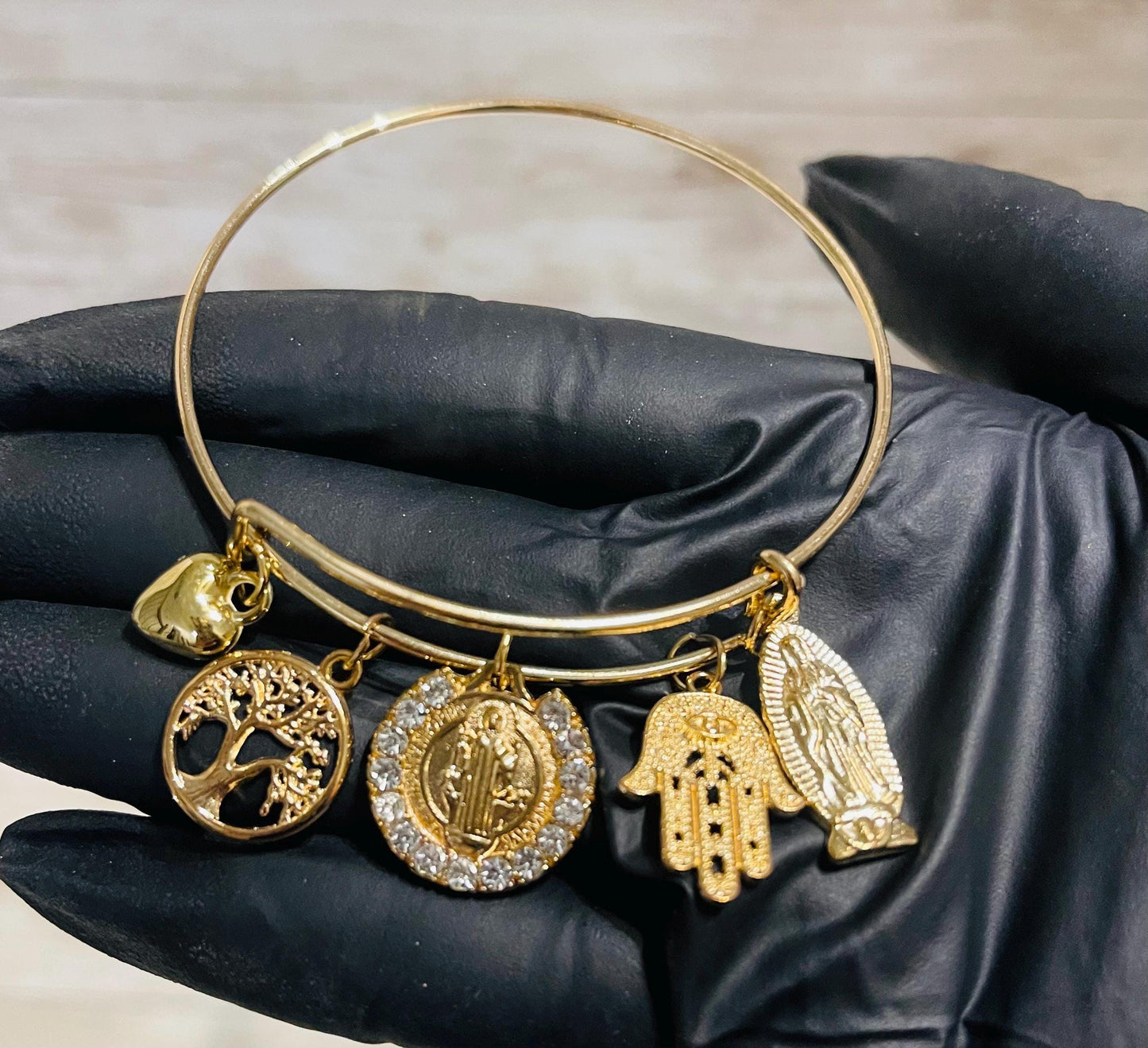 Expandable Protect Charm Hamsa Hand Tree of Life Indie Bracelet Pulseras de Mal de Ojo Arbol de la Vida