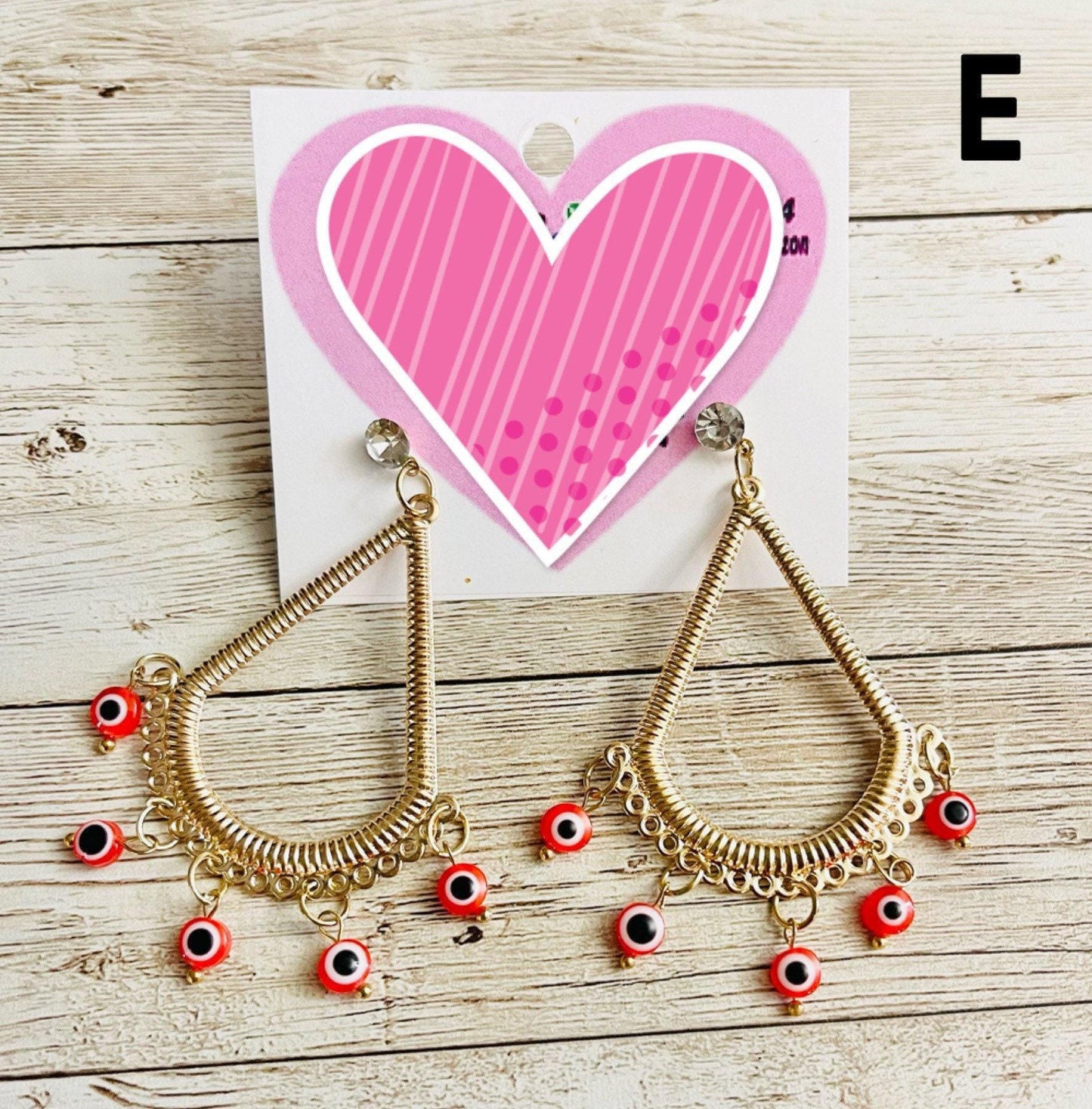 Evil Eye Earrings Aretes De Mal de Ojo