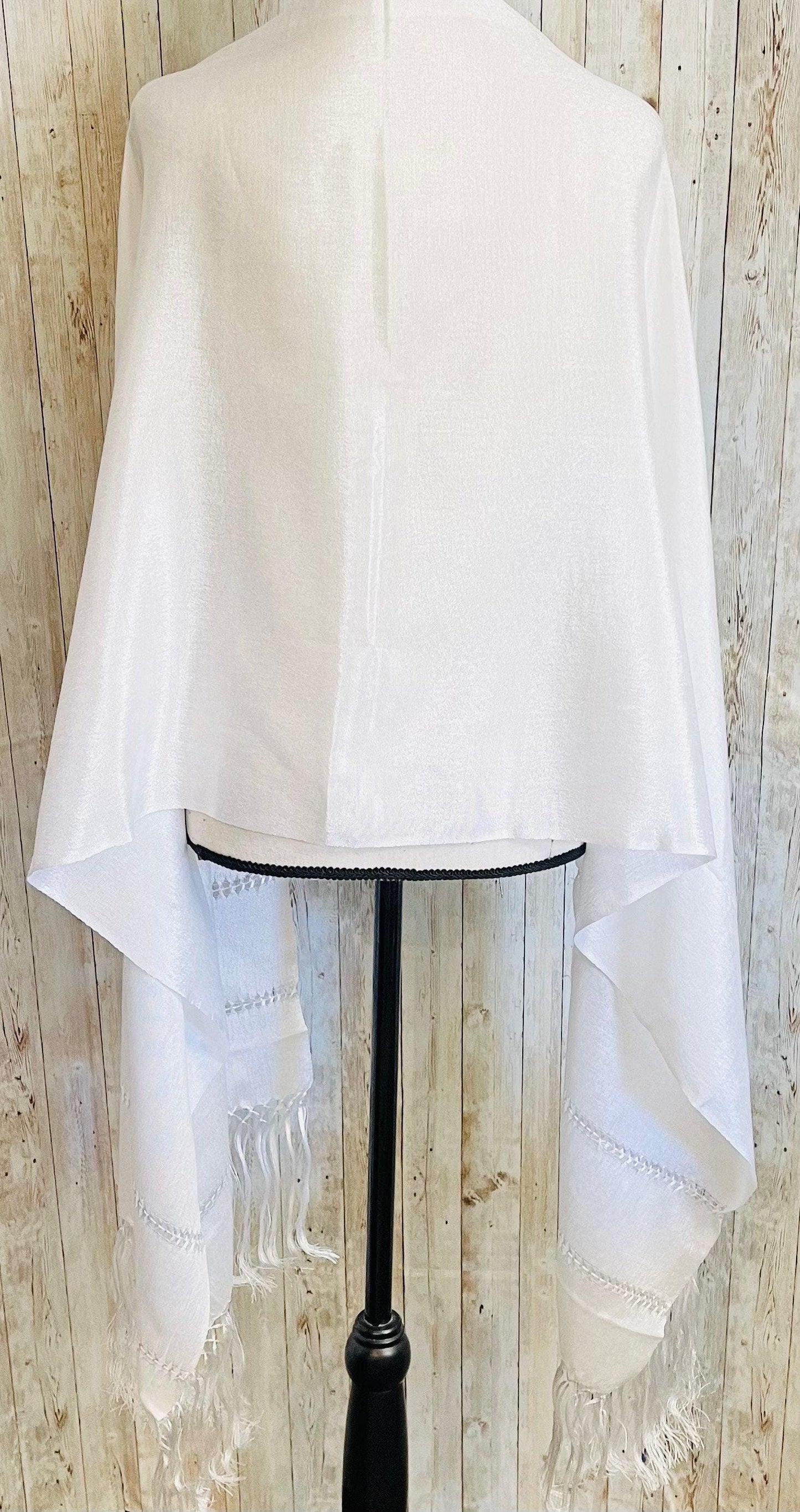 Authentic Mexican Silk Wrap Shawl Reboso Mexicano De Artiseda