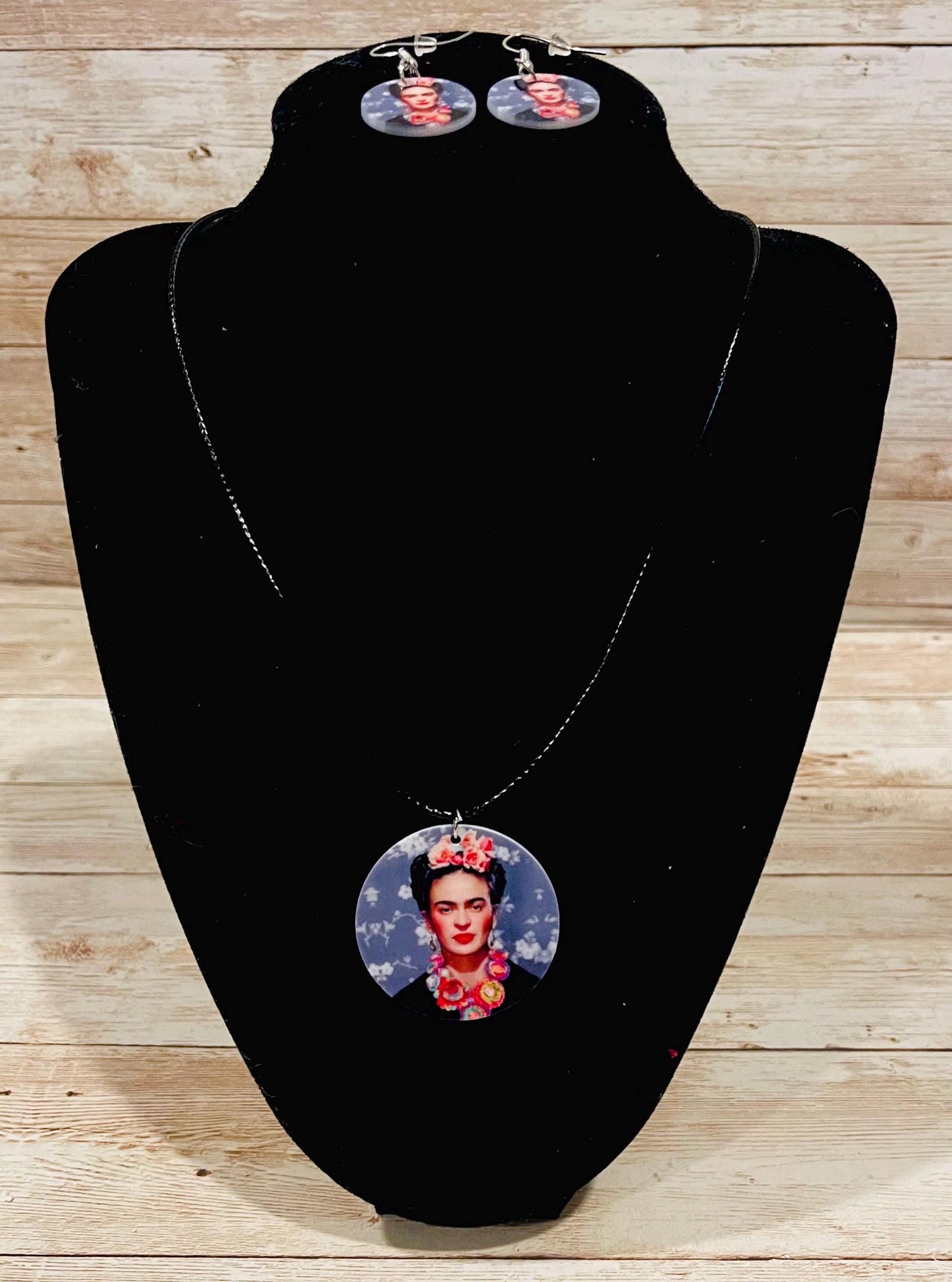 Frida Kahlo Earrings And Necklace Jewelry Set Collar Y Aretes De Frida Kahlo