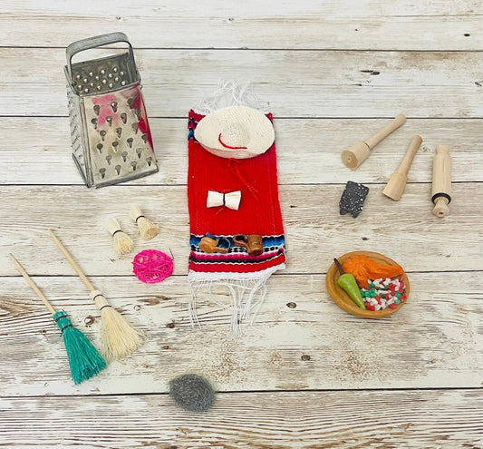 Day of the Dead Mini Accessories &  Food Offerings Accessorios de Ofrendas para Dia De Los Muertos