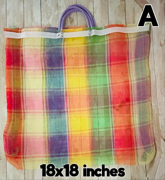 Reuseable Mercado Mesh Bag Bolsas de Maya Mexicanas