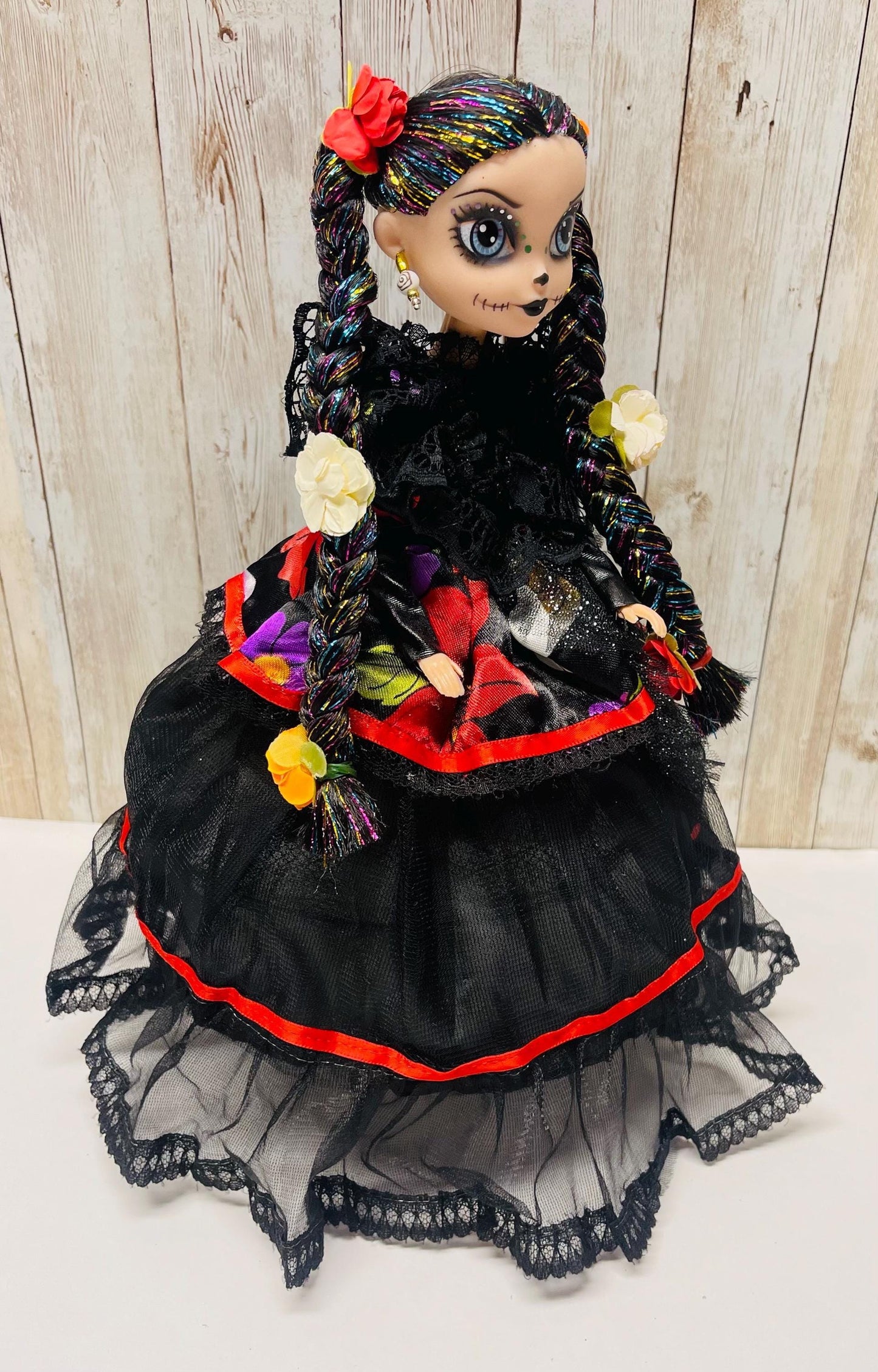 Day of the Dead Frida Kahlo Catrina Doll Catrina de Frida Kahlo Dia de Muertos