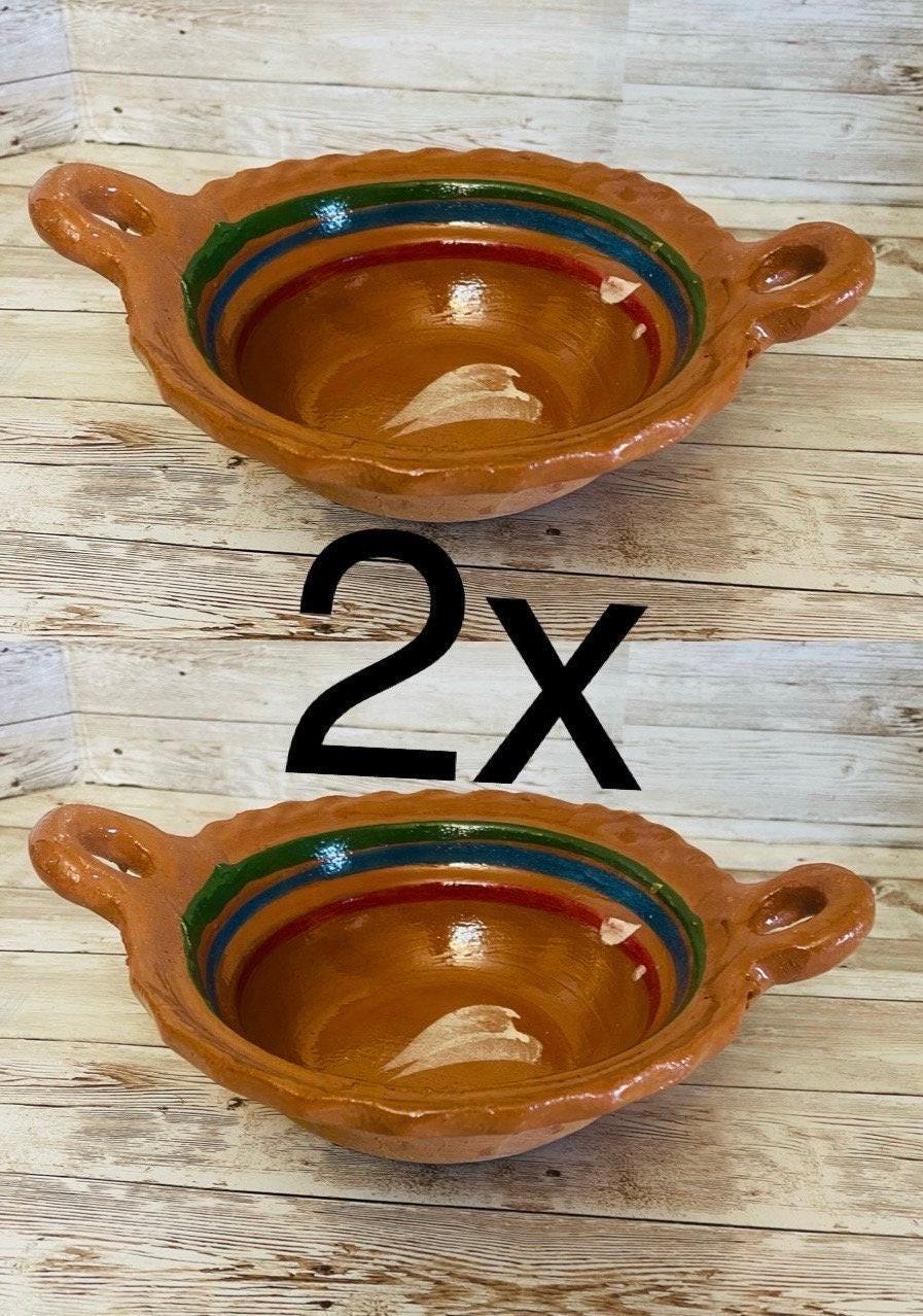 Terra Cota Mexican Clay Bowls  Platos Tazones de Barro