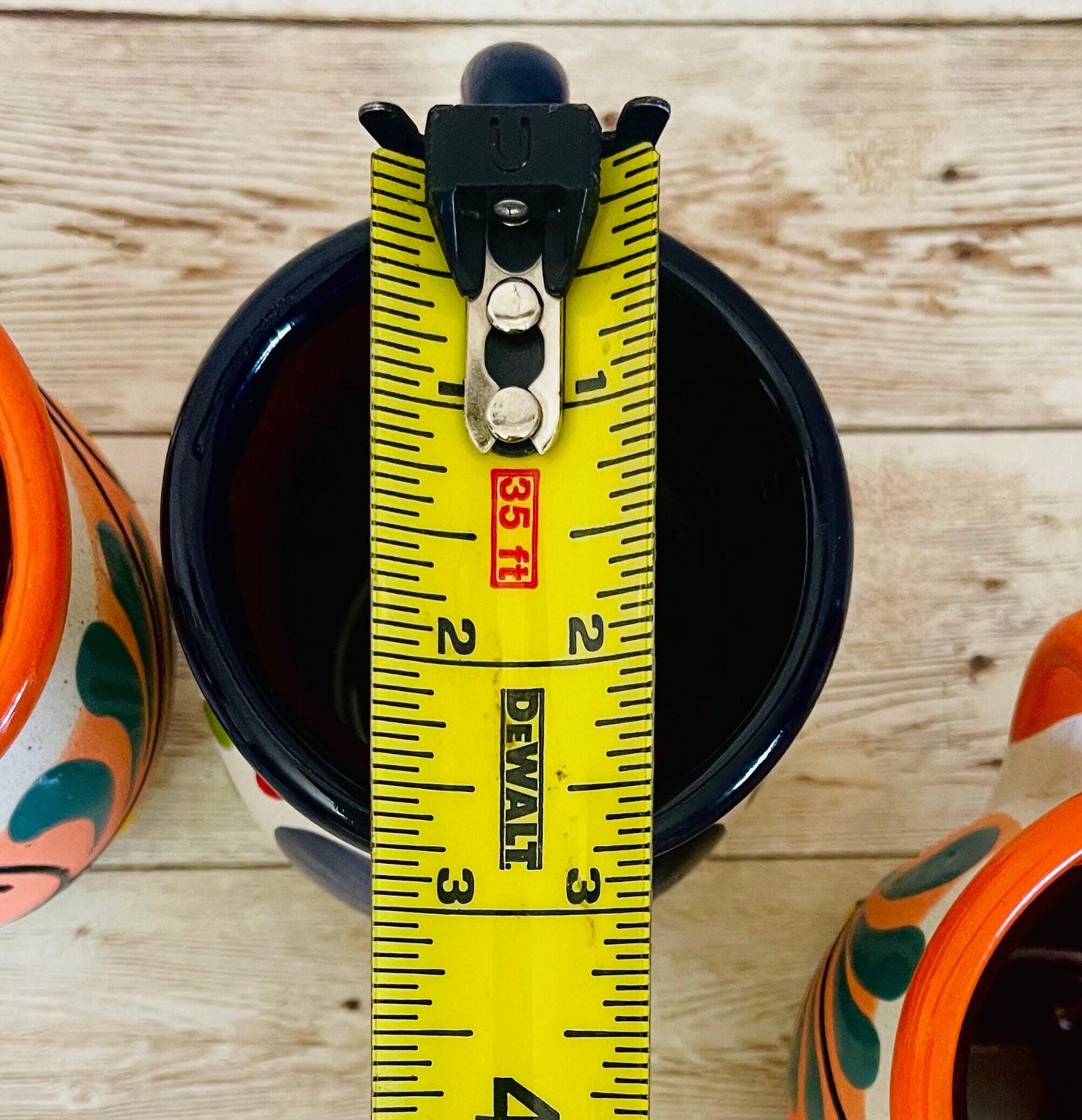 Mexican Pottery Cups Tazas de Barro Mexicanas