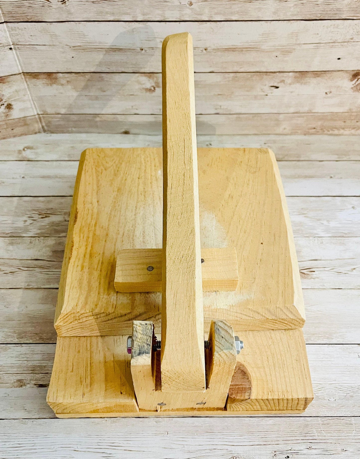 Prensa Mexicana de Madera Grande Para Tortillas Large Tortillas Wood Press-Maker