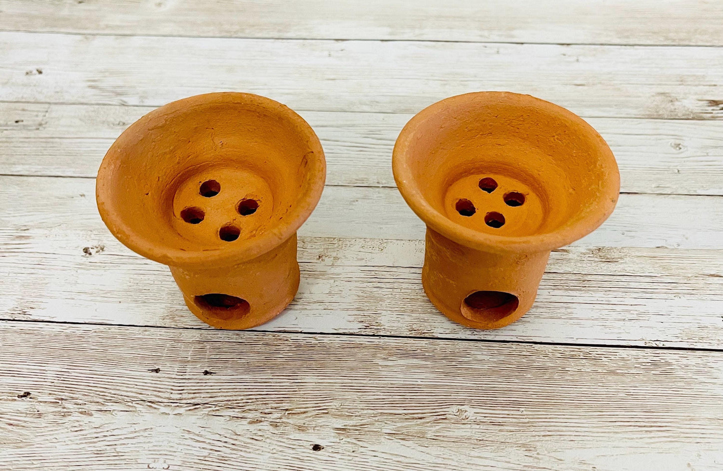Anafre de Barro Mexicano Chico Small Mexican Clay Incense Burner Day of the Dead Dia de Muertos