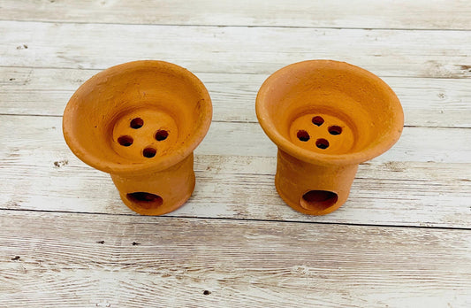 Anafre de Barro Mexicano Chico Small Mexican Clay Incense Burner Day of the Dead Dia de Muertos