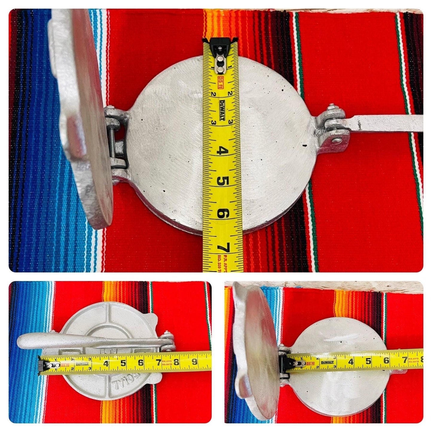 Prensa Mexicana Para Tortillas de Masa oh Arina Mexican Tortilla Press-Maker