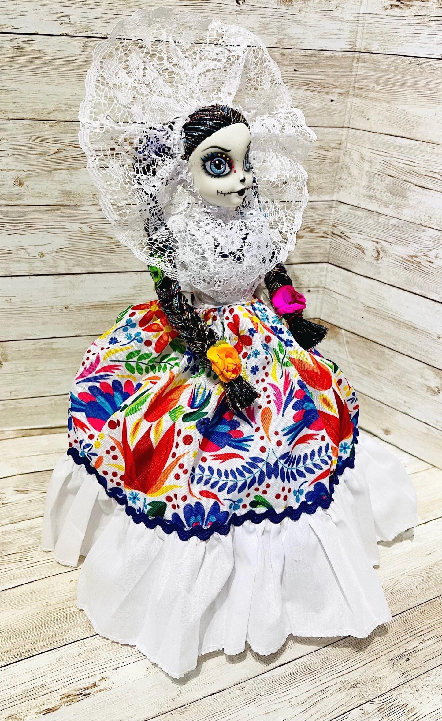 Day of the Dead Frida Kahlo Catrina Doll Catrina de Frida Kahlo Dia de Muertos