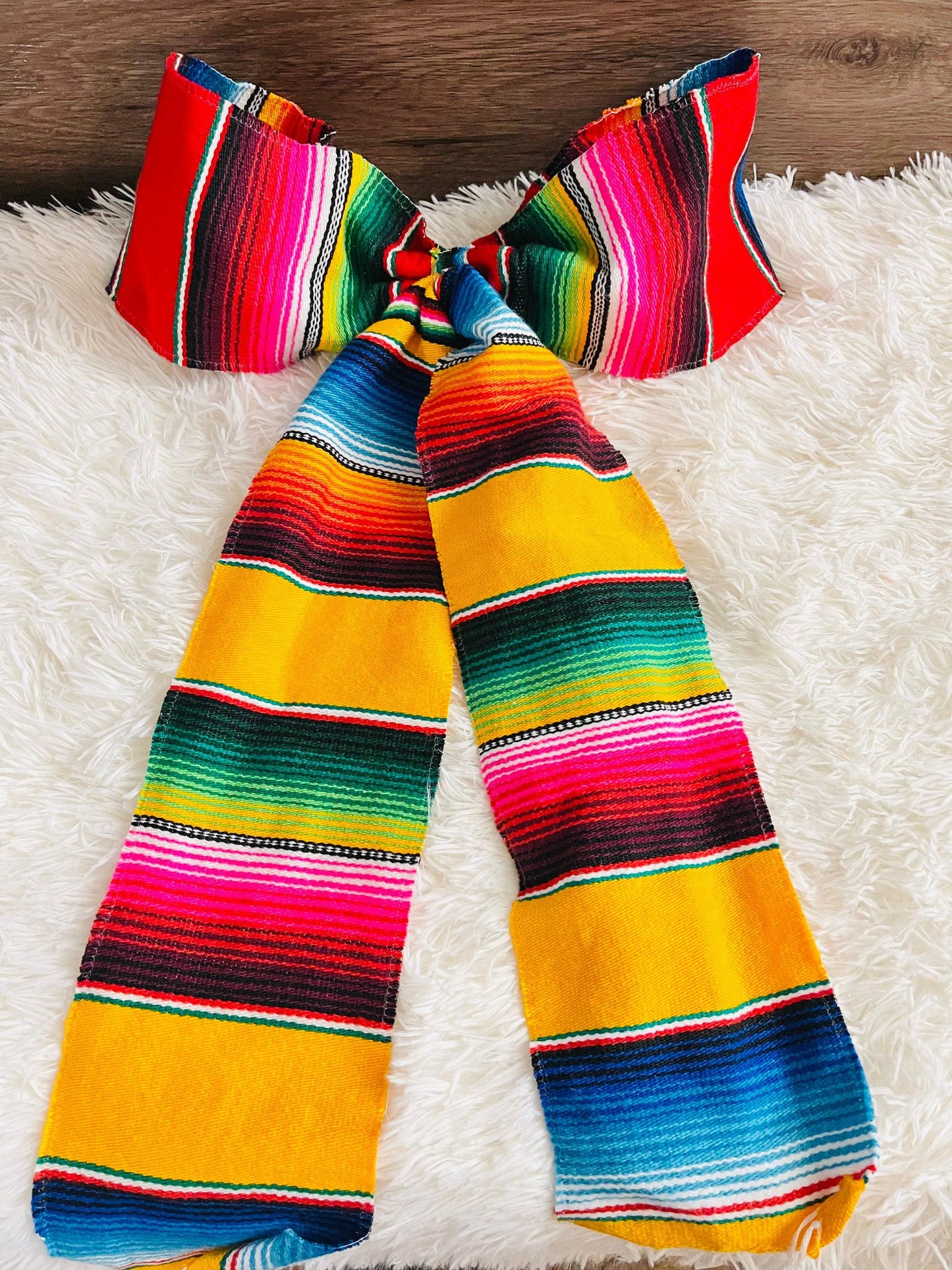 Mexican Sarape Stockings and Sarape Garland Sarape Bowl