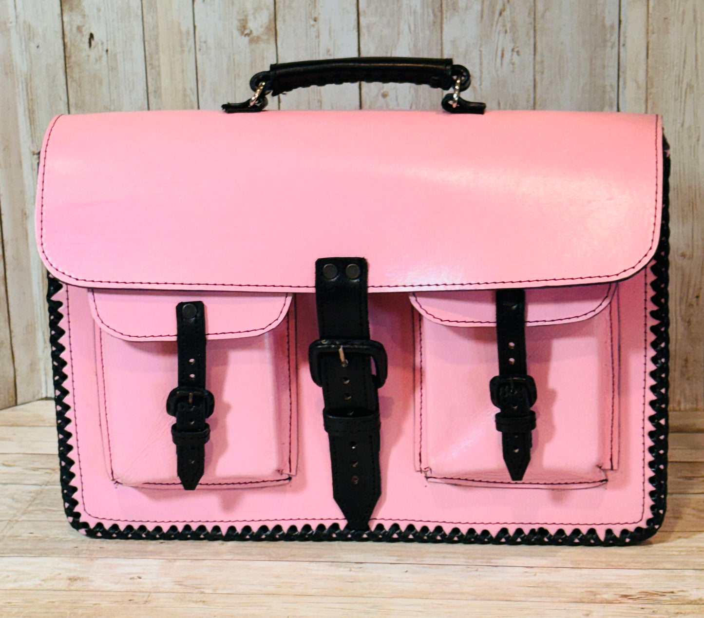 Unisex Leather Handmade Portfolio Leather Business Briefcase Mexican Artesanal Satchel Portafolio Artesanal de Piel de Cuero Amartillado