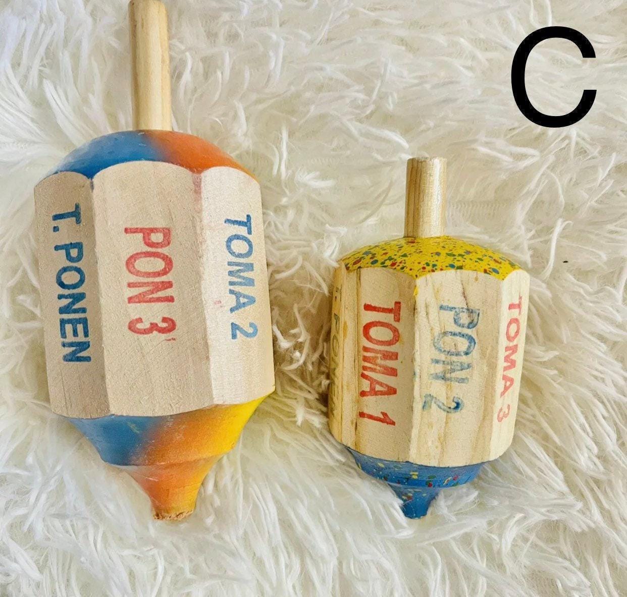 Mexican Wood Toys Tomatodos Pironolas Wooden Classic Toys