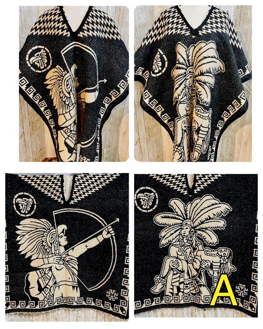 Poncho Gavan Calendario Aztec de Amor Eterno con Guerrero