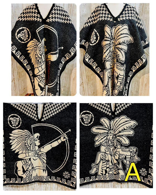 Poncho Gavan Calendario Aztec de Amor Eterno con Guerrero