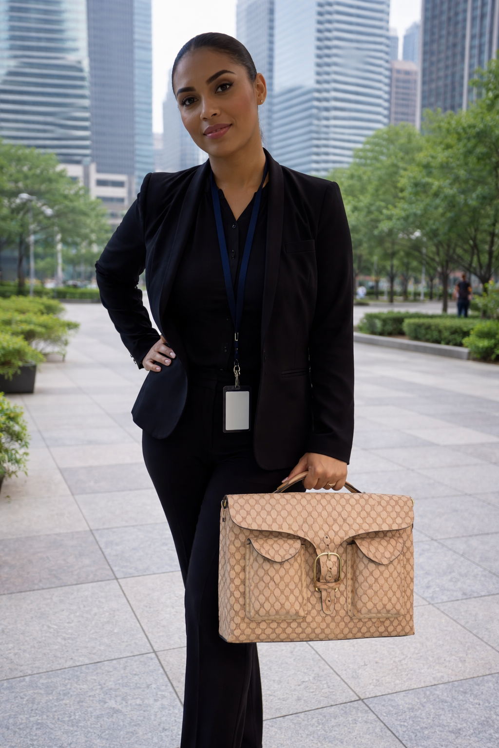 Mexican Leather Portfolio Briefcase Hand Tooled Laptop Bag Business Case Handmade Leather