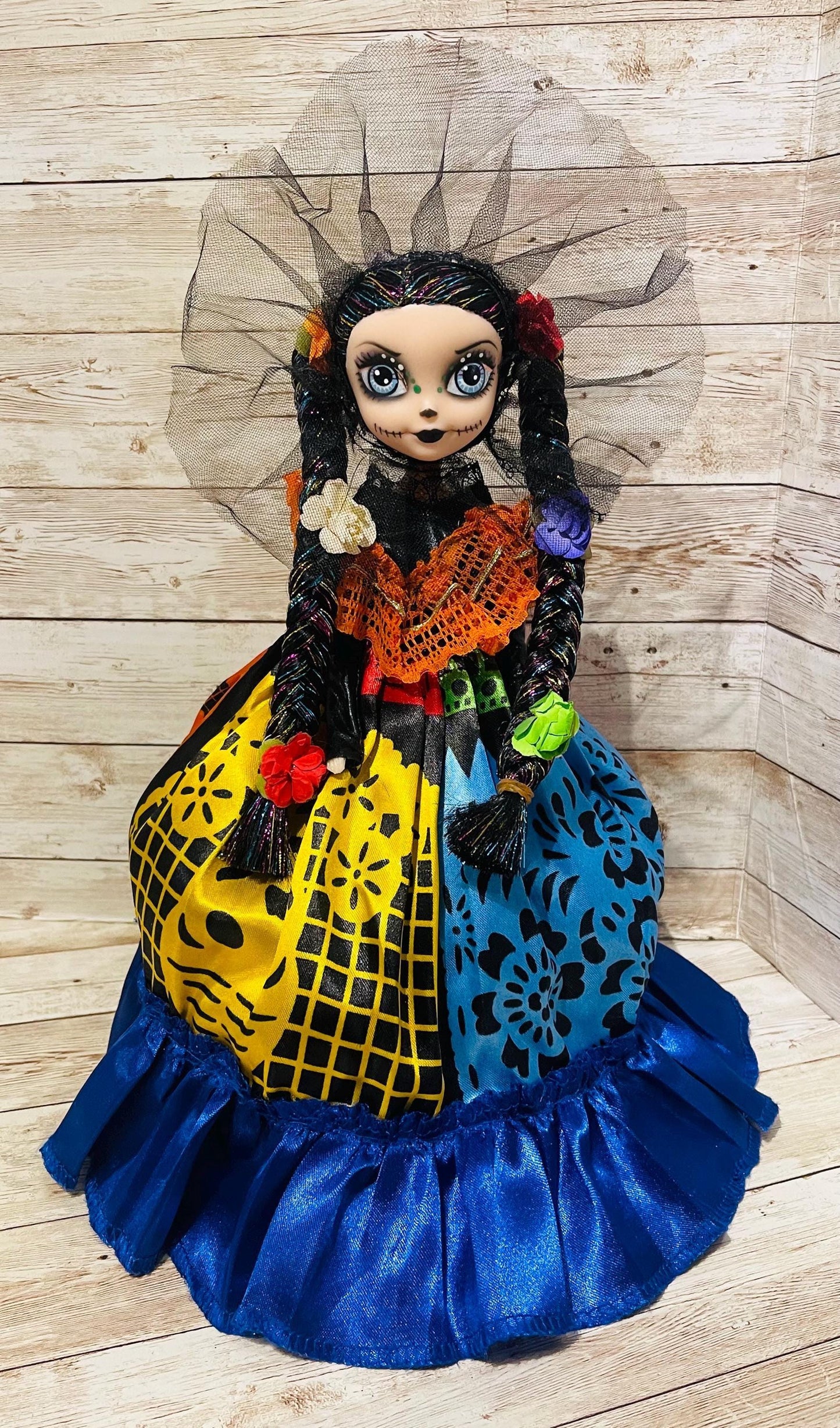 Day of the Dead Frida Kahlo Catrina Doll Catrina de Frida Kahlo Dia de Muertos