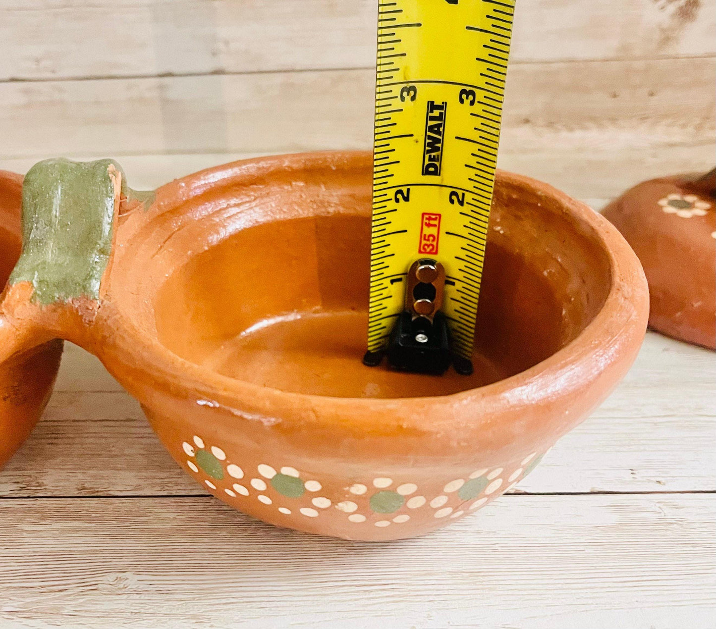 Terracotta Salsa Holder 2, 3 & 4 Trays with Lid Salsero de Barro con 2, 3 y 4 Cazuelitas con Tapa