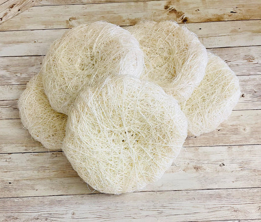 Estropajo De Ixtle Mexicano Ixtle Scourer Body Scrub 100% Natural Fibers