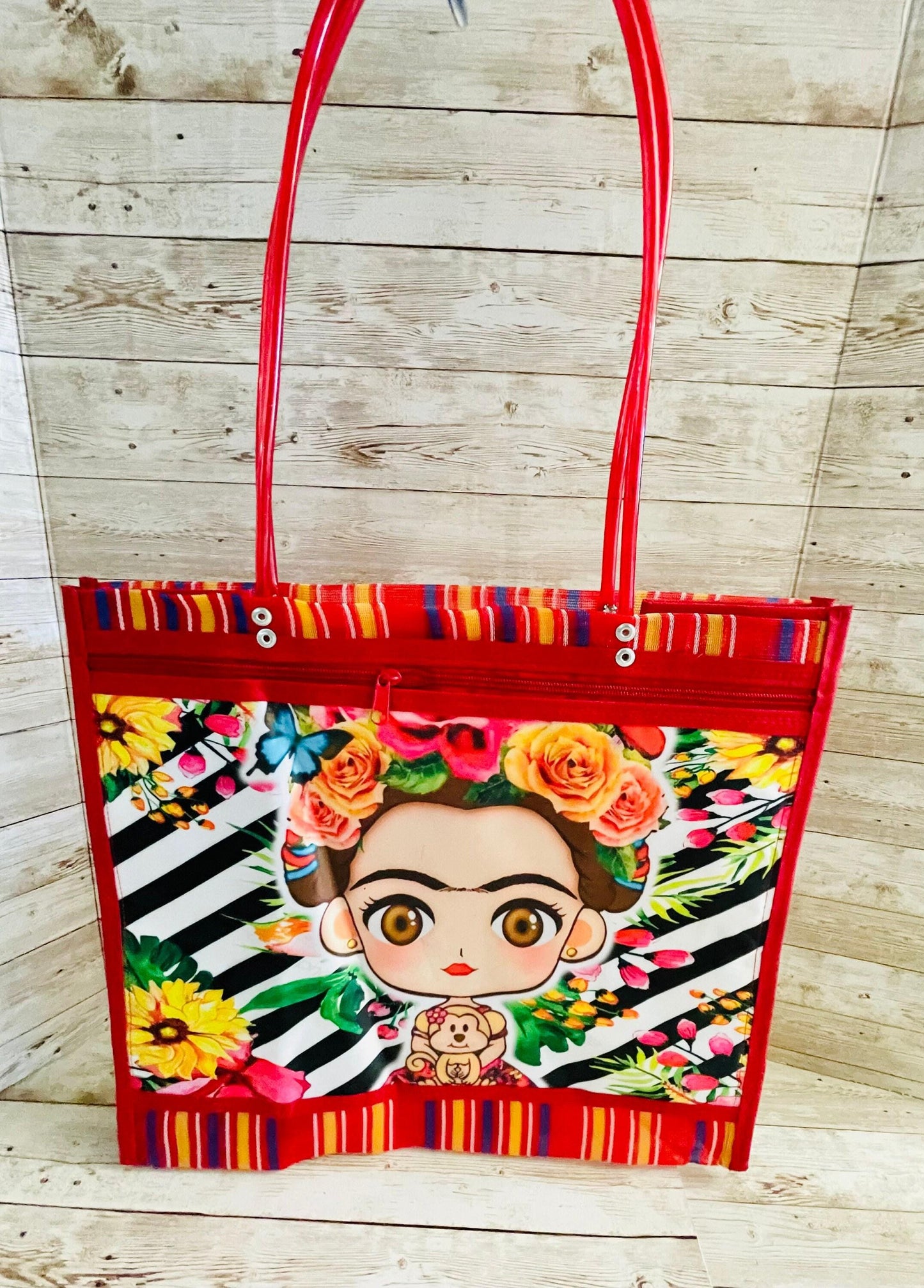 Frida Kahlo  Reuseable Mesh Mercado Bags Bolsas de Maya de Frida Kahlo