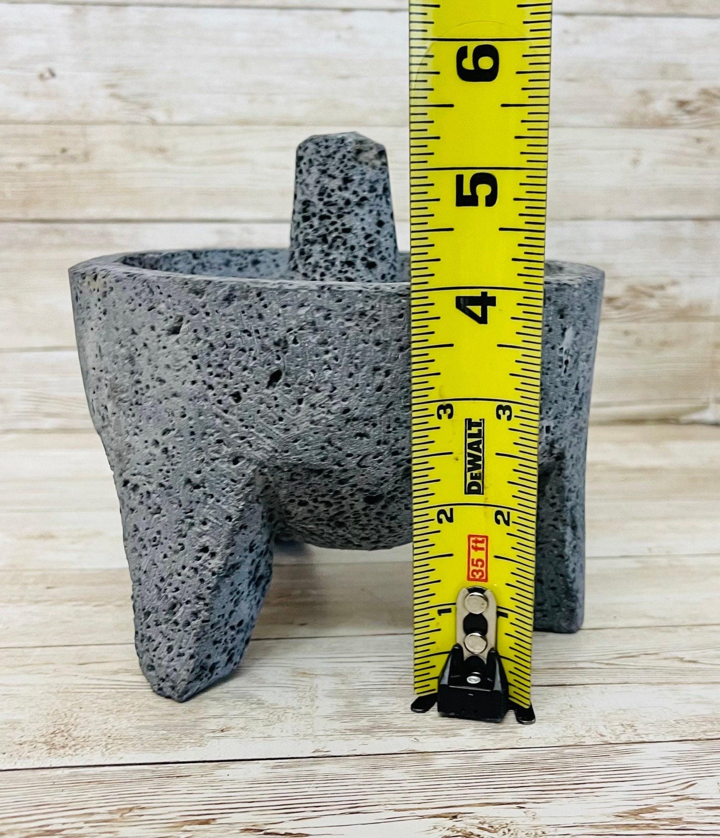 Molcajete/Tejolote Authentic Mexican Mortar & Pestle Made From Lava Rock Molcajete Mexicano de Piedra Volcanica