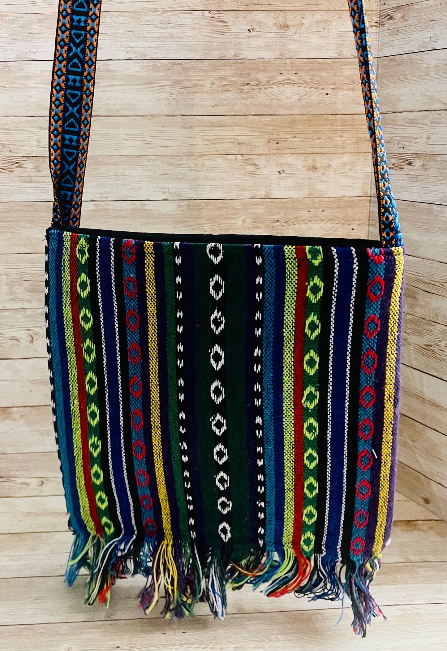 Mexican Artesanal Knitted Bag Bolsa Artesanal Tejida Mexicana