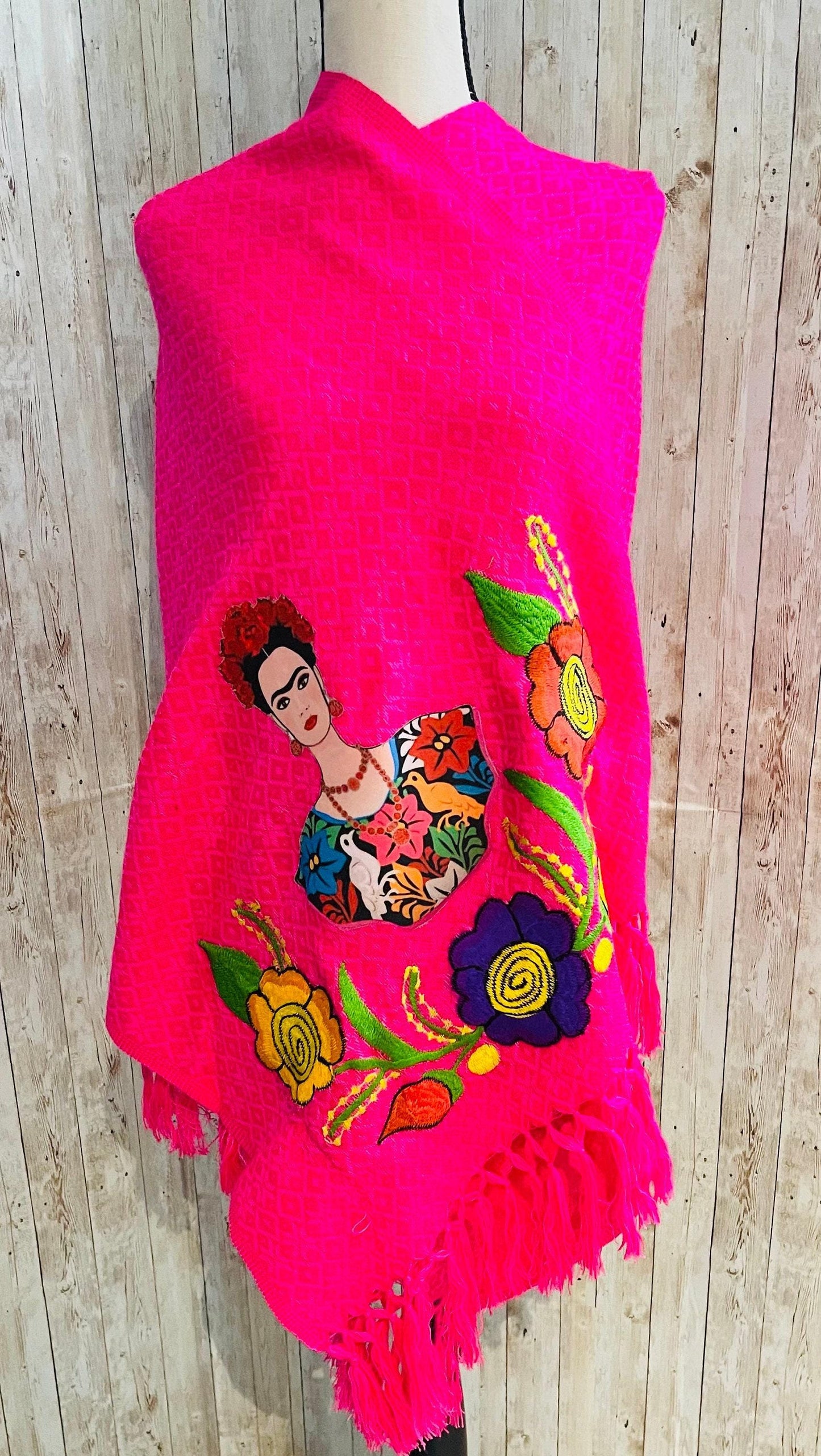 Frida Kahlo Embroidered Shawls Rebosos Bordados de Frida Kahlo