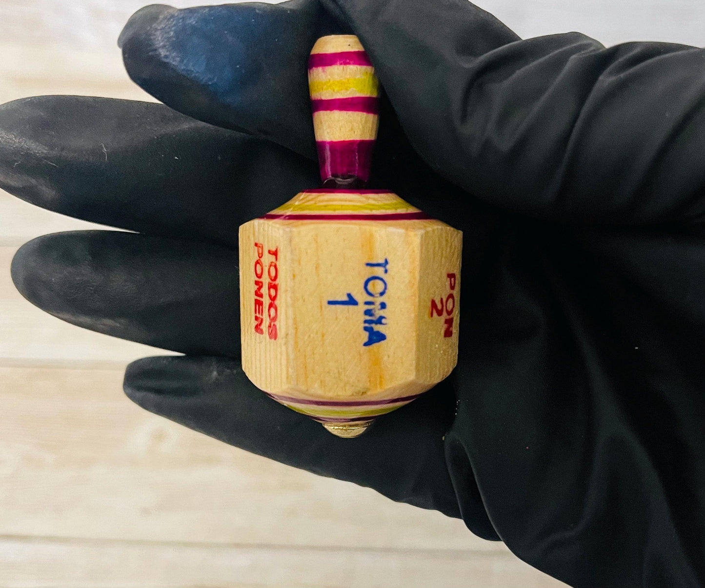 Mexican Wood Tomatodo Pironola Wooden Classic Mexican Toy