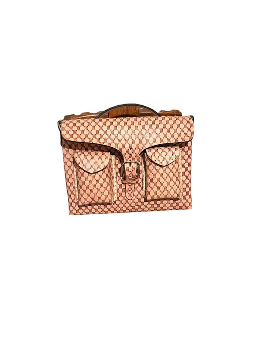 Mexican Leather Portfolio Briefcase Hand Tooled Laptop Bag Business Case Handmade Leather