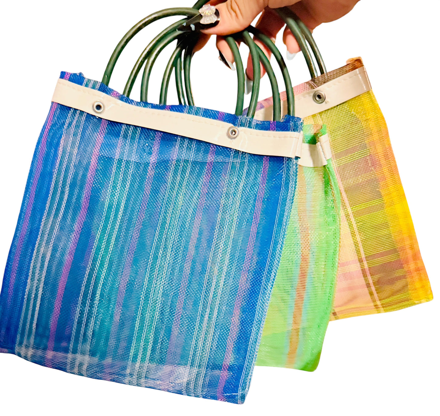 Small Mexican Mercado Mesh Bags Bolsas Chicas Mexicanas de Maya