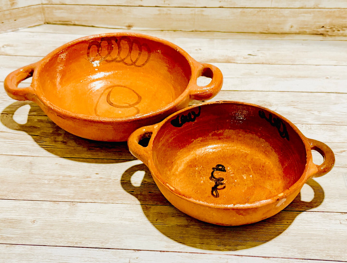 Cazuelitas Chicas De Barro Mexicano Small Mexican Clay Casseroles