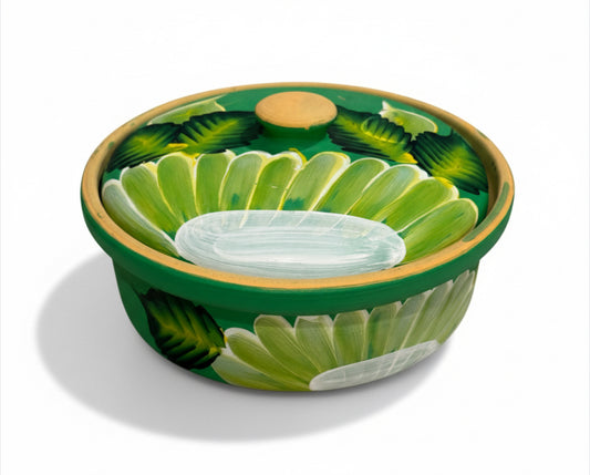 Tortillero oh Cazuela de Barro Mexicano Mexican Terra Cota Tortilla Warmer or Casserole