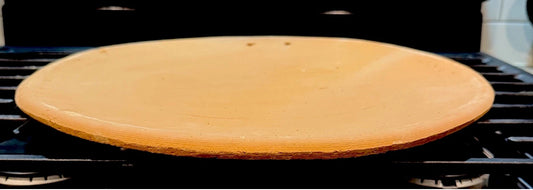 Authentic Mexican Terracotta 13 in Grill Handmade Clay Grill Comal de Barro Mexicano de 13 pulgadas Comal Tradicional Tortillas Quesadillas