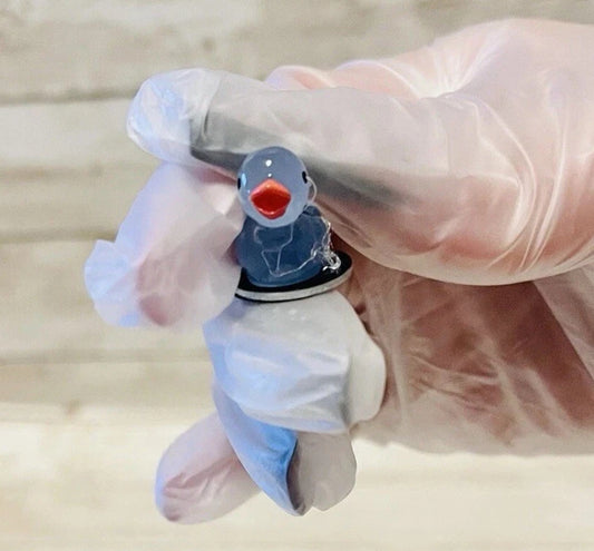 Fichas Luminosas de Patitos con Pala Magnetica y Corcholata Resin Filler Luminous Chips Duckies for Bingo Cards with Magnetic Wand and Container