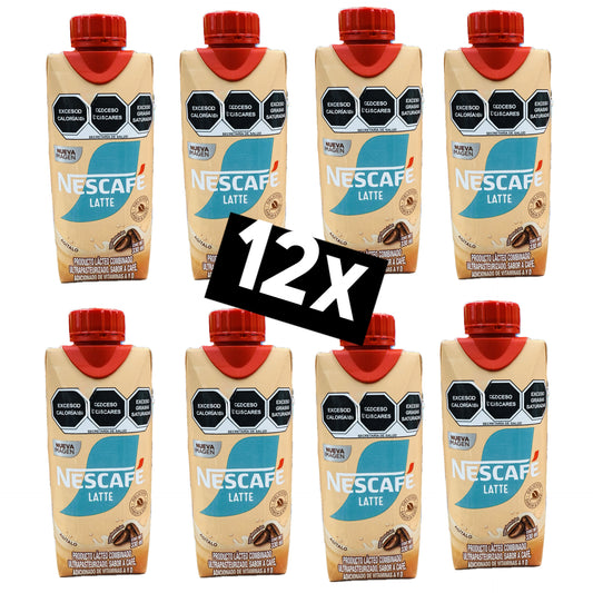 12x Mexican Nescafé Latte Coffee Drink Nescafe LatteCafe con Leche