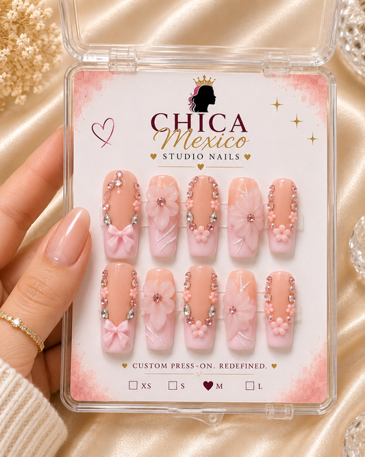 Sweet Blossom Candy Press-On Nails Size Medium