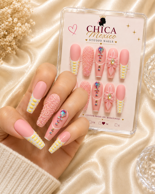 Sweet Blossom Candy Press-On Nails Size Medium