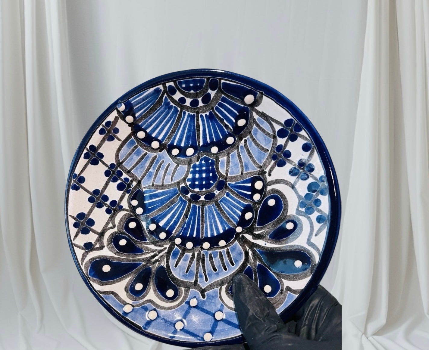 Mexican Talavera Tea Coffee Set Drinkware With 6  Mugs Sugar Bowl Talavera Mexicana de Cafe/Te con Tazas Platos Azucarera y Tetera