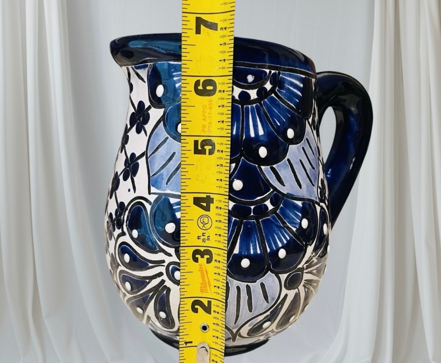 Mexican Talavera Tea Coffee Set Drinkware With 6  Mugs Sugar Bowl Talavera Mexicana de Cafe/Te con Tazas Platos Azucarera y Tetera