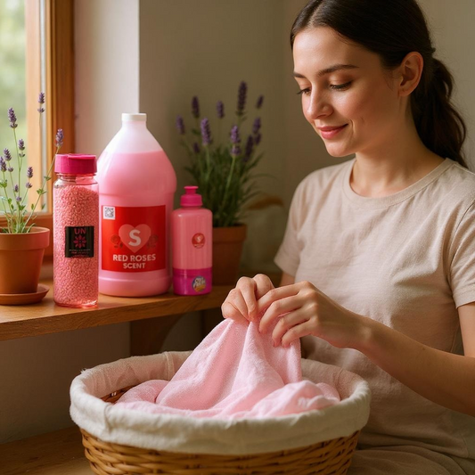 Red Roses Fabric Softener Suavizante de Rosa Floral Rosa