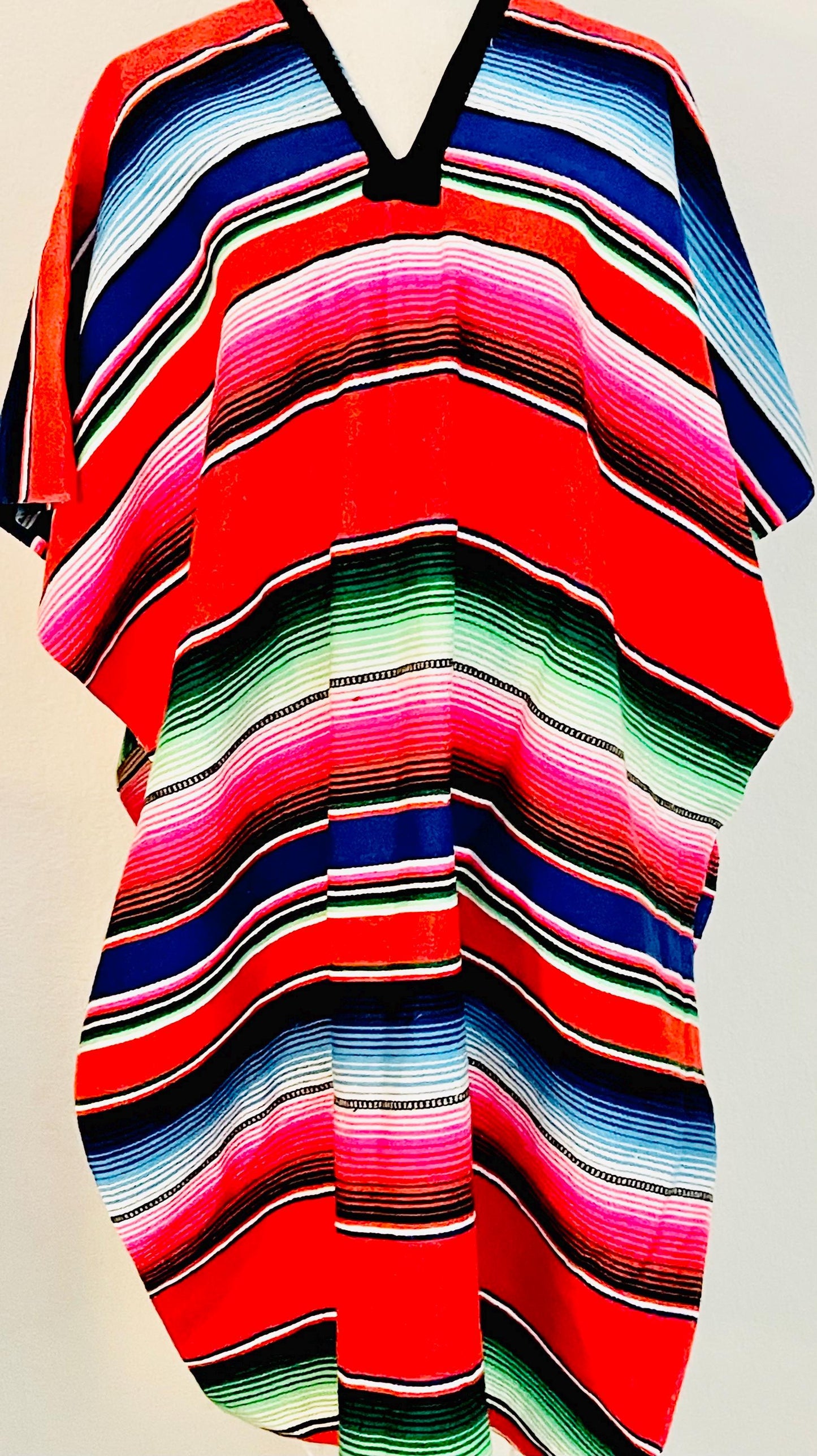 Adult Mexican Saltillo Poncho Sarape Poncho Sarape Saltillo Mexicano