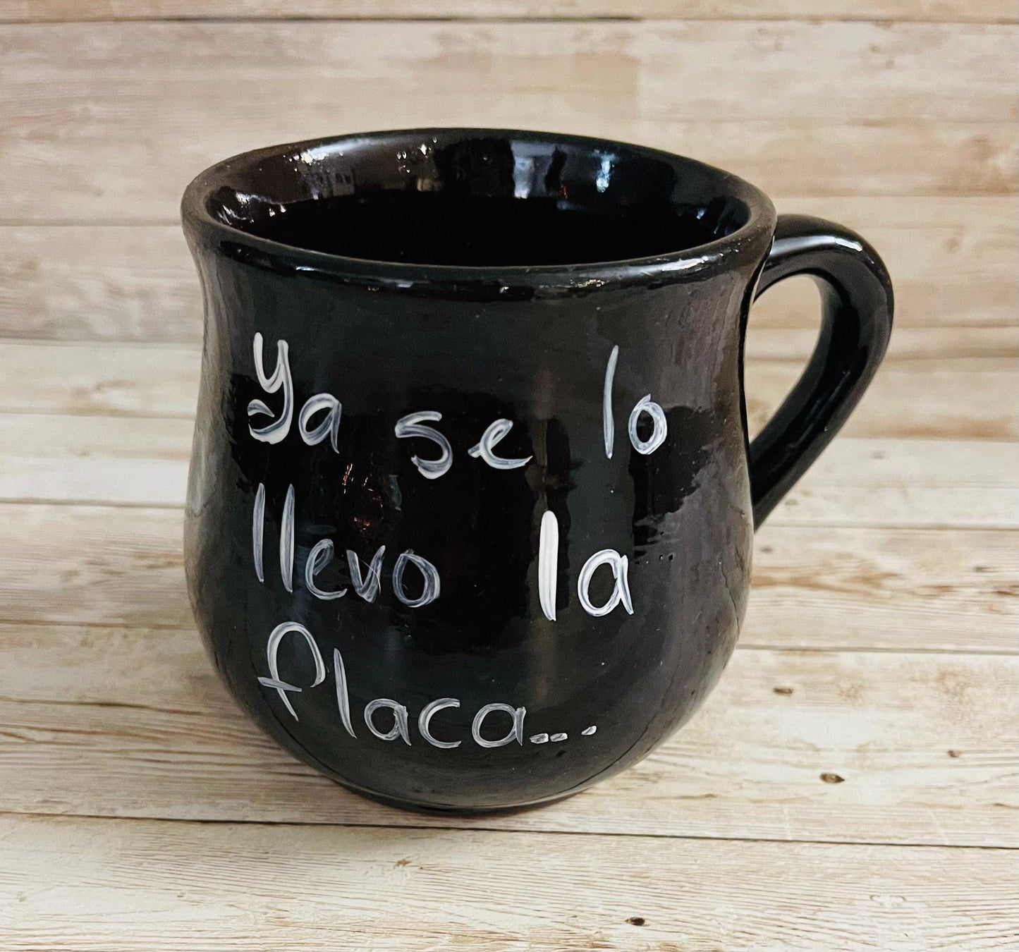 Mexican Sugar Skulls Pottery Cup Taza Mexicana de Catrina