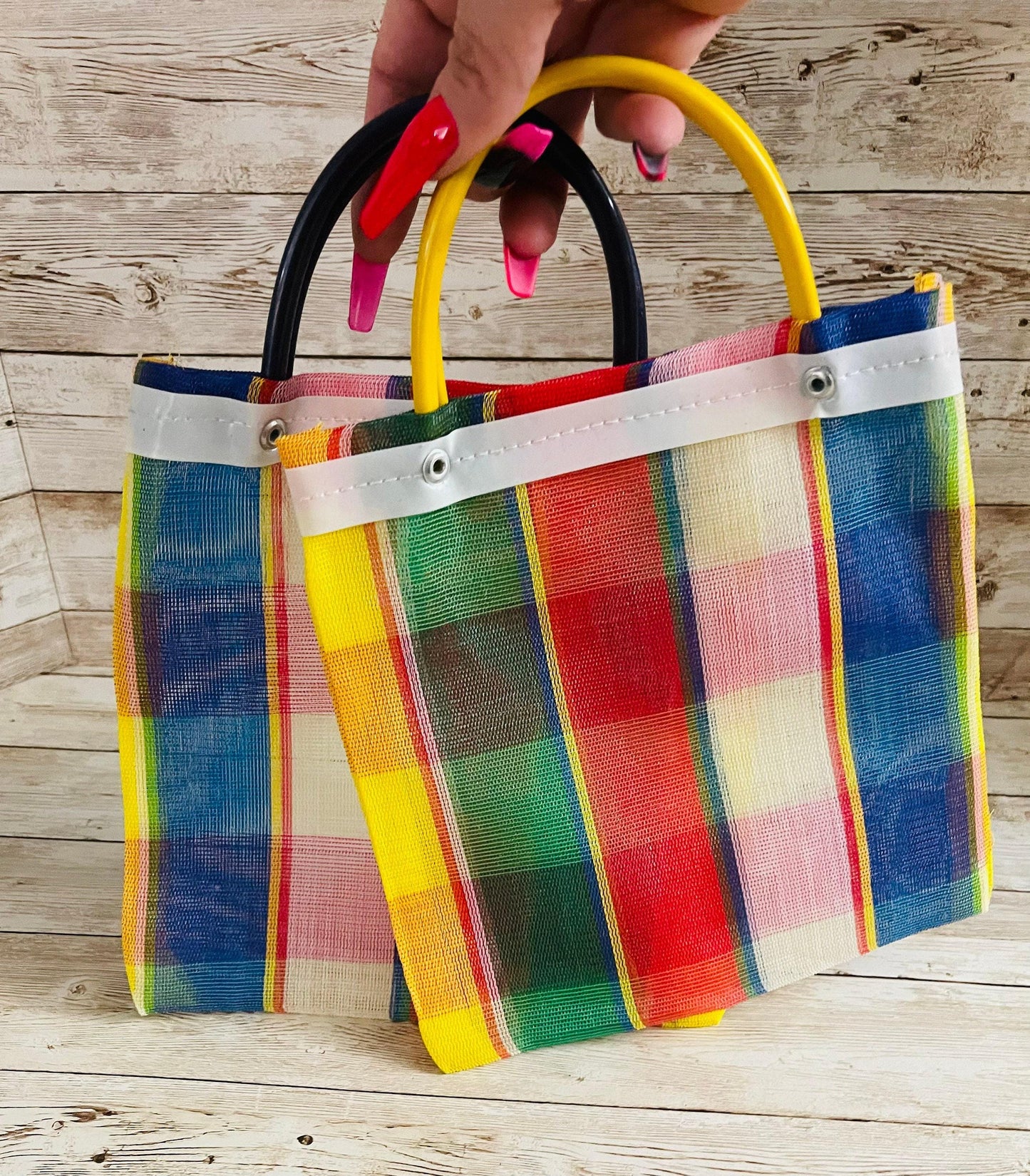 Reuseable Mercado Mesh Bag Bolsas de Maya Mexicanas