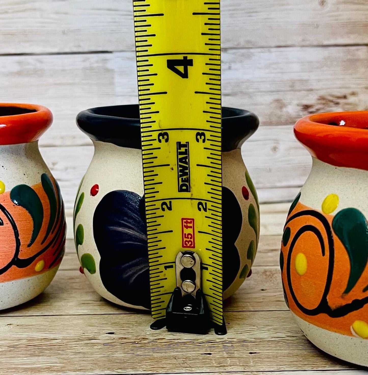 Mexican Pottery Cups Tazas de Barro Mexicanas