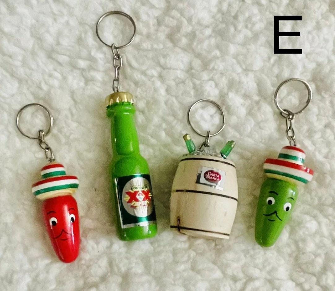 Llaveros de Ofrendas Para Dia de Los Muertos Mexican Keychain Charms
