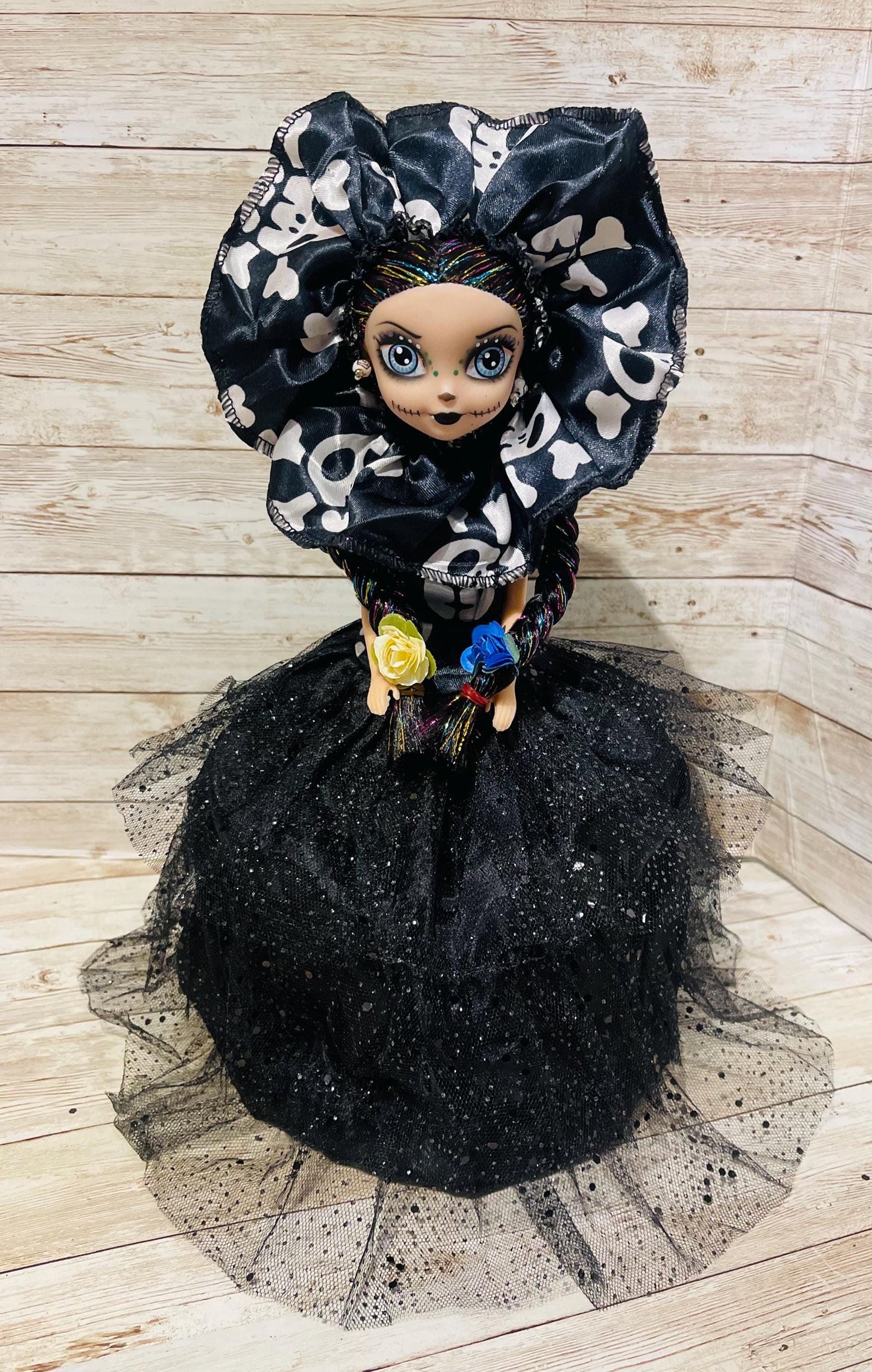 Day of the Dead Frida Kahlo Catrina Doll Catrina de Frida Kahlo Dia de Muertos