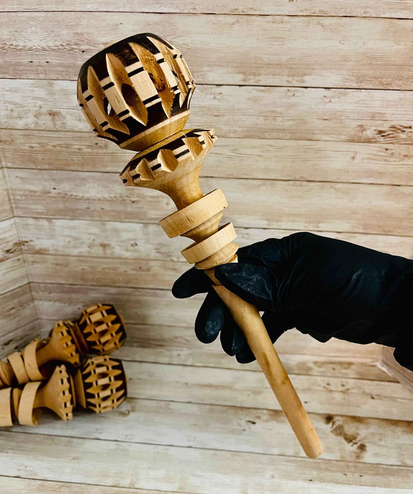 Mexican Wood Molinillo for Hot Chocolate 8. 9 and 13 inches Stirrer Molinillo Mexicano De Madera 8, 9 y 13  pulgadas