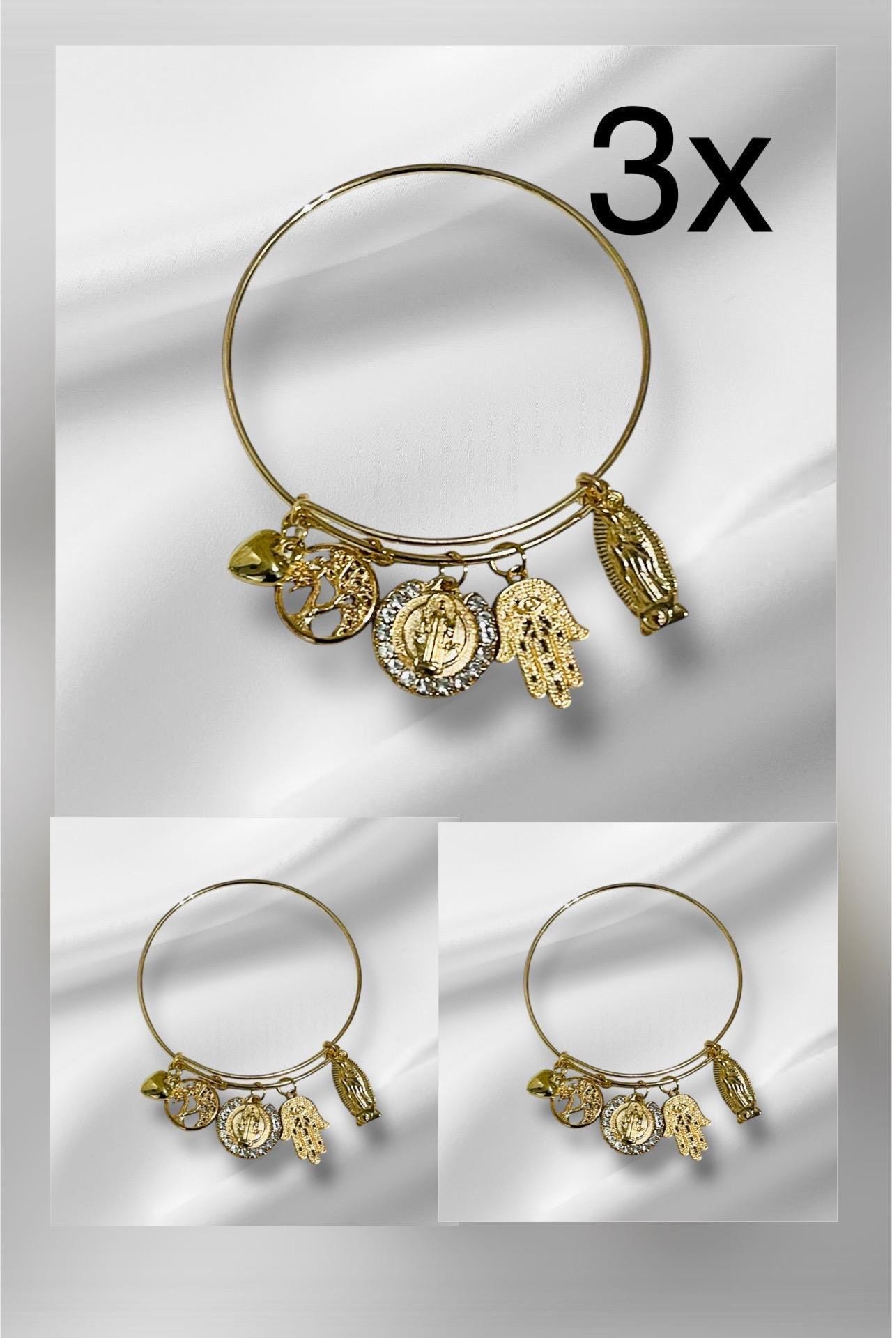 Expandable Protect Charm Hamsa Hand Tree of Life Indie Bracelet Pulseras de Mal de Ojo Arbol de la Vida