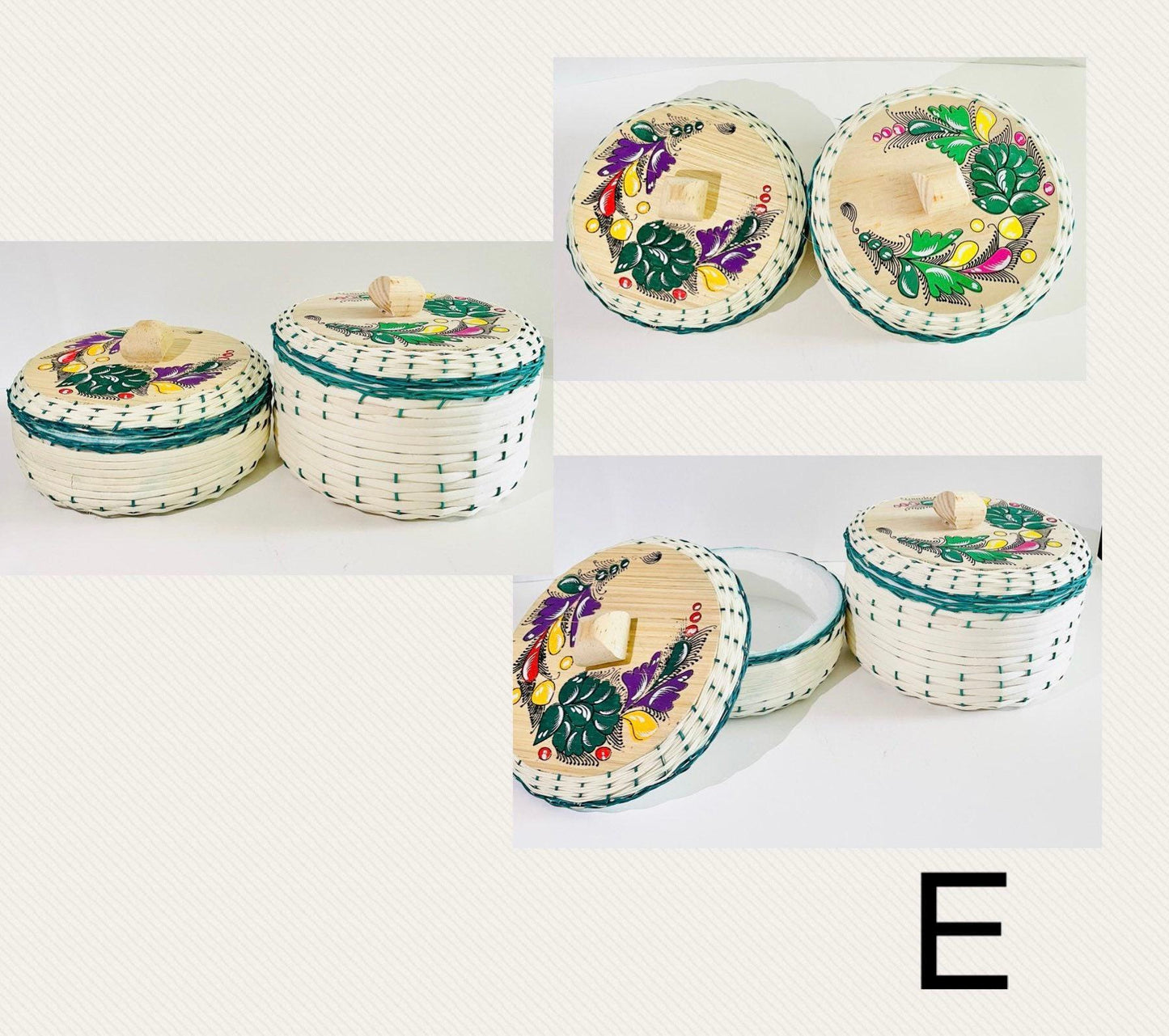 2 Palm Leaf Styrofoam Foam Tortilleros Combo