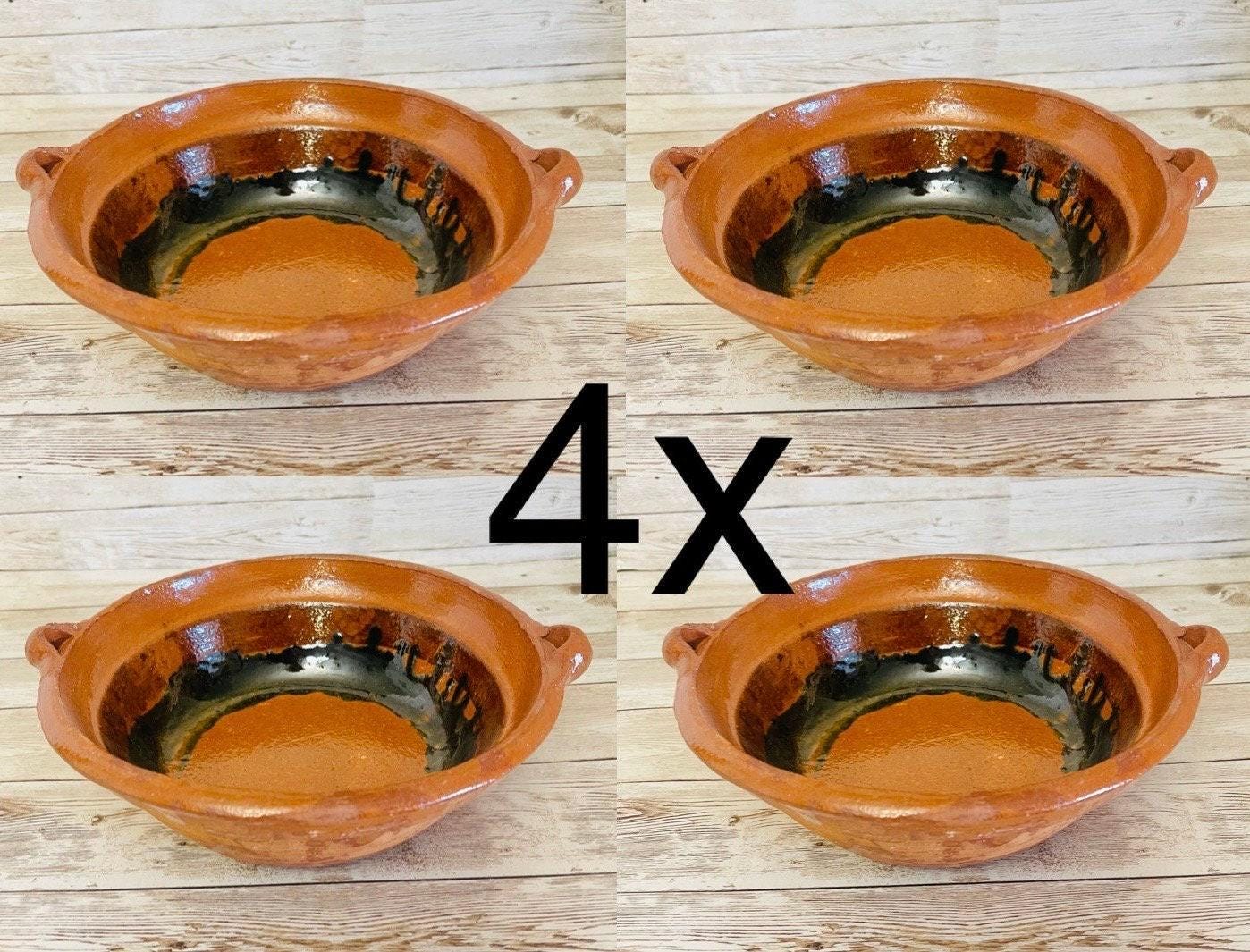 Terra Cota Mexican Clay Bowls Platos Tazones de Barro